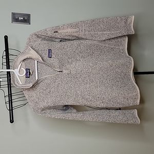 SOLD Patagonia tan/gray 1/4 zip pullover-medium